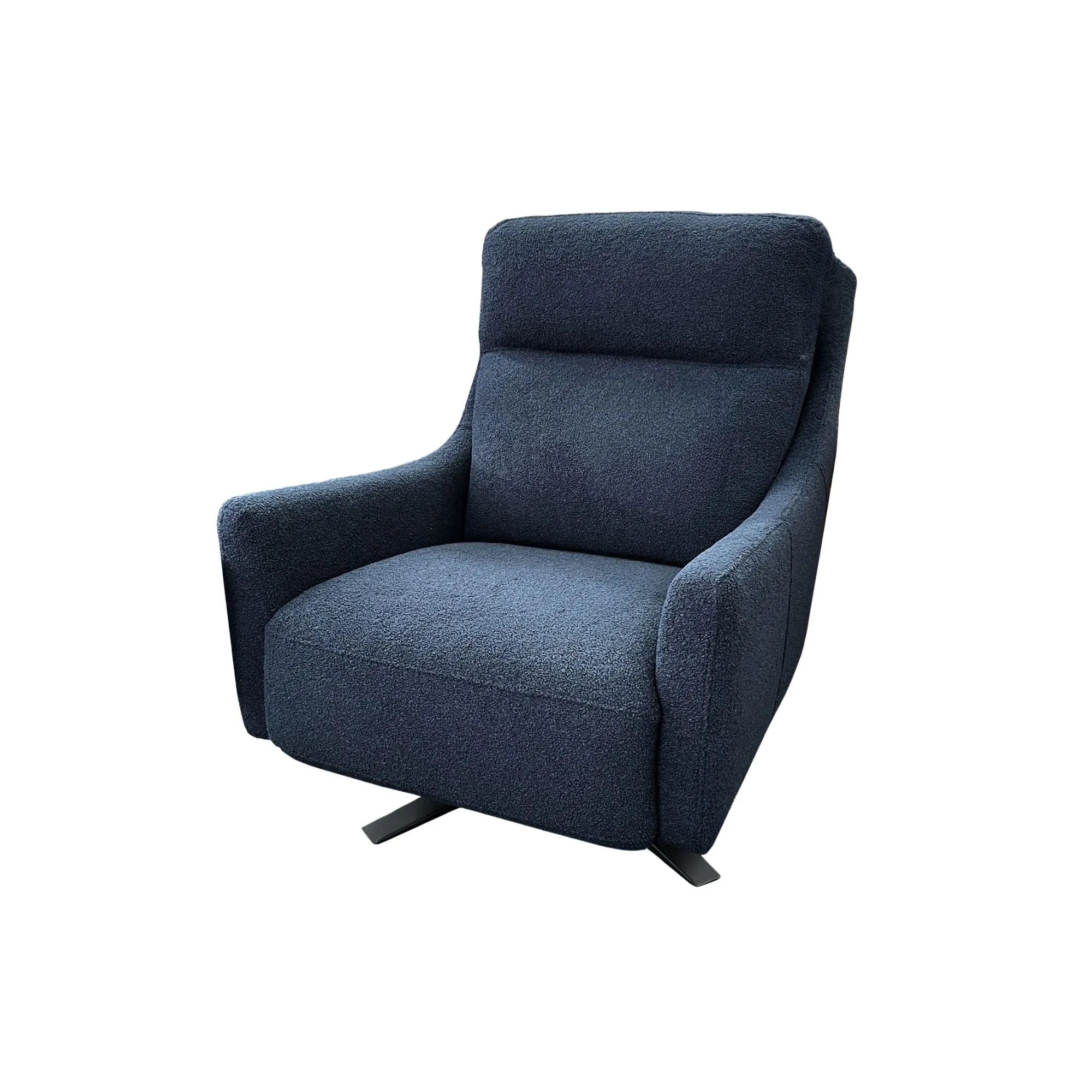 Mikado Swivel Chair - Urban Sofa-  Malham Midnight Blue Fabric