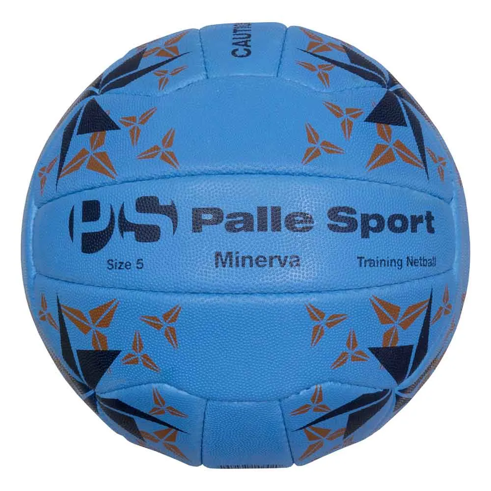 Netball - Minerva Weighted Pass Developer Netball - Size 5 (1kg) - Colour Azzurri Blue