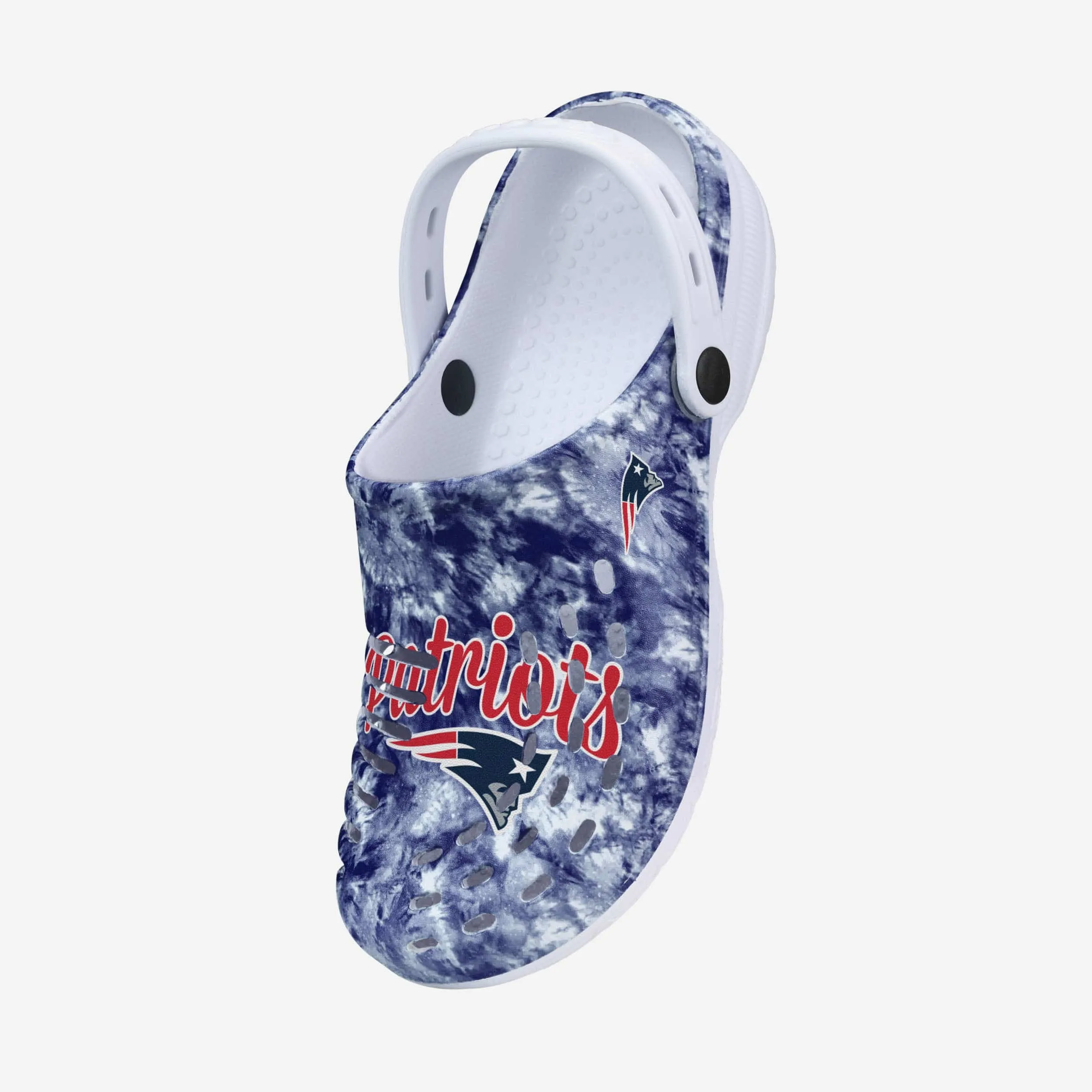 New England Patriots Womens Cloudie Clog With Strap