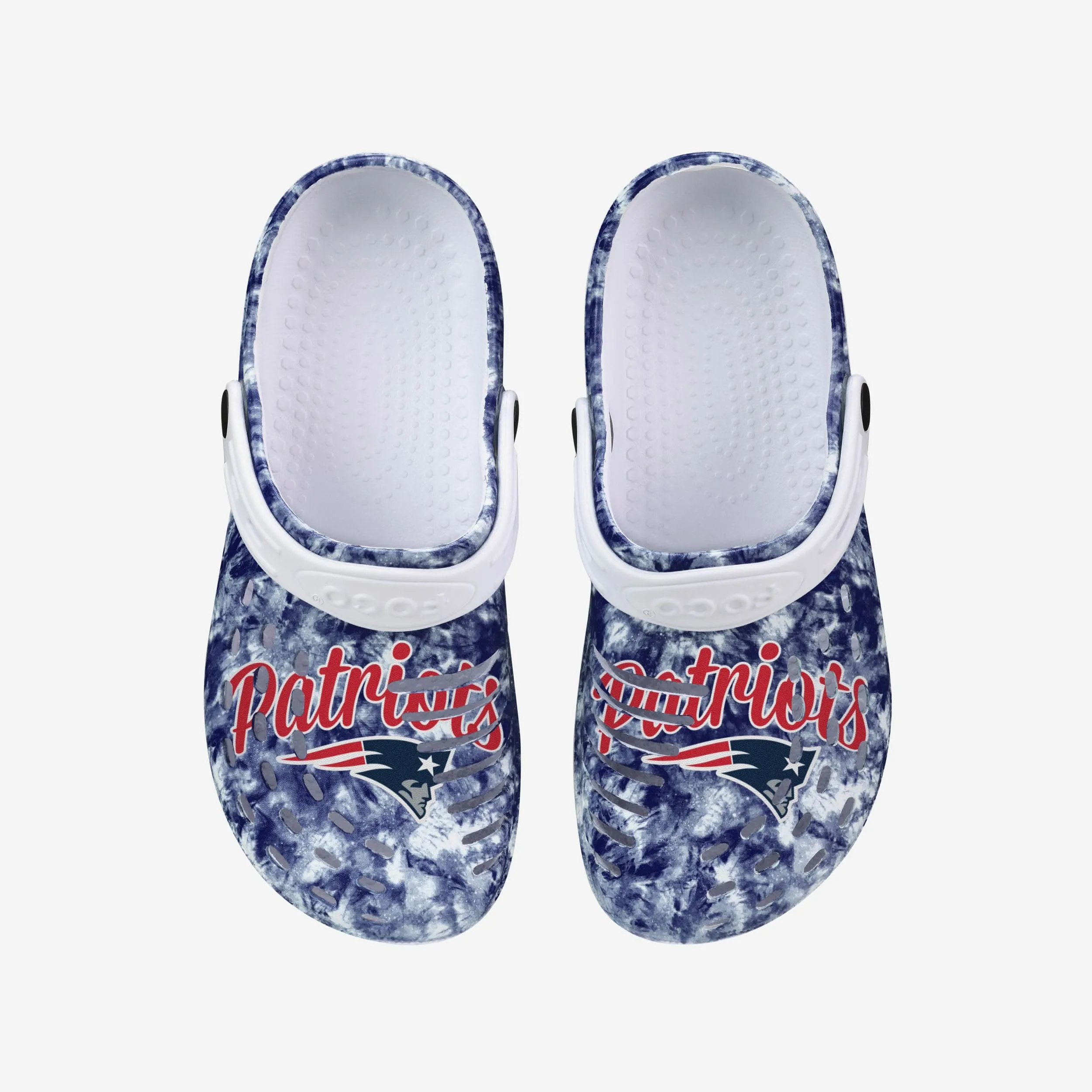 New England Patriots Womens Cloudie Clog With Strap