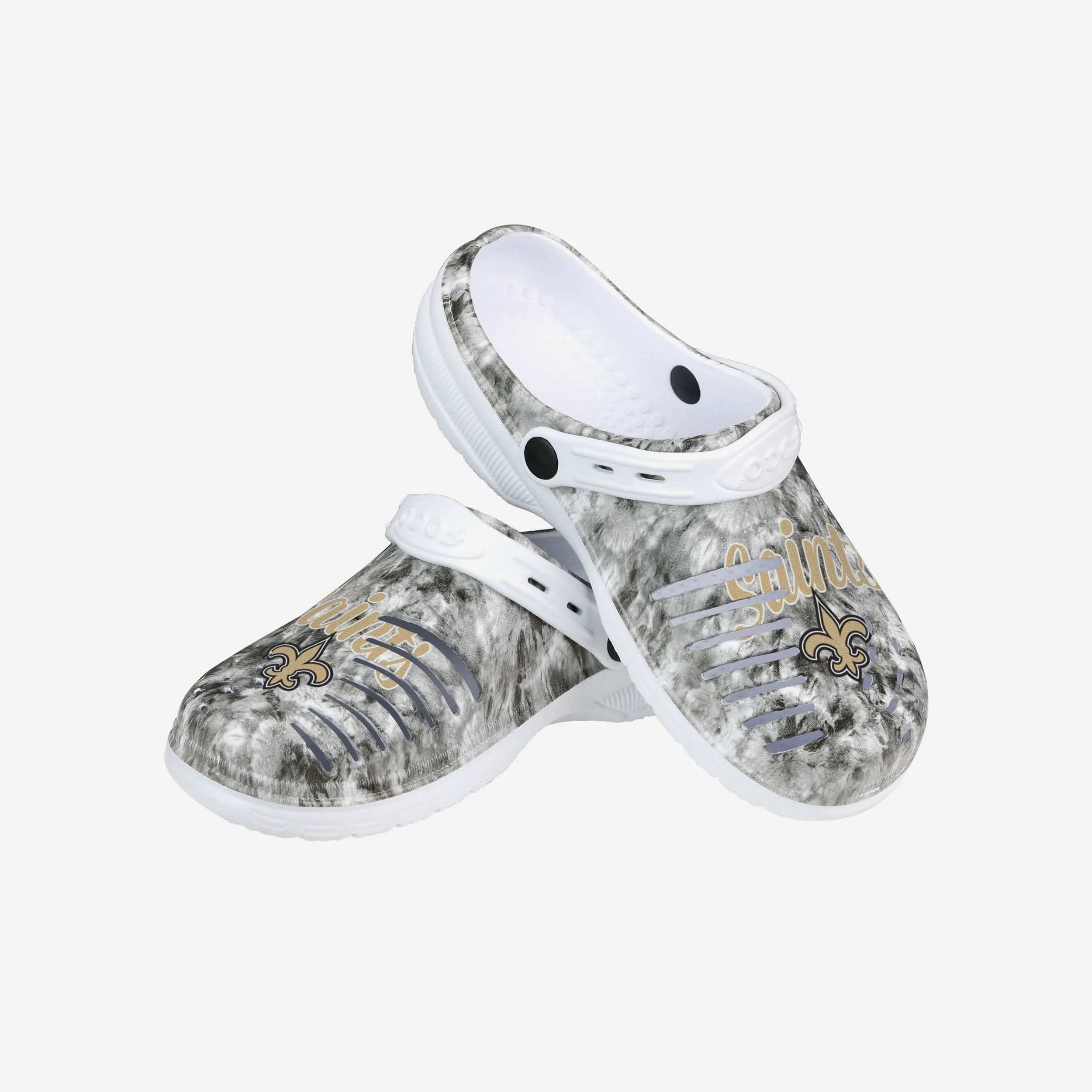 New Orleans Saints Womens Cloudie Clog With Strap