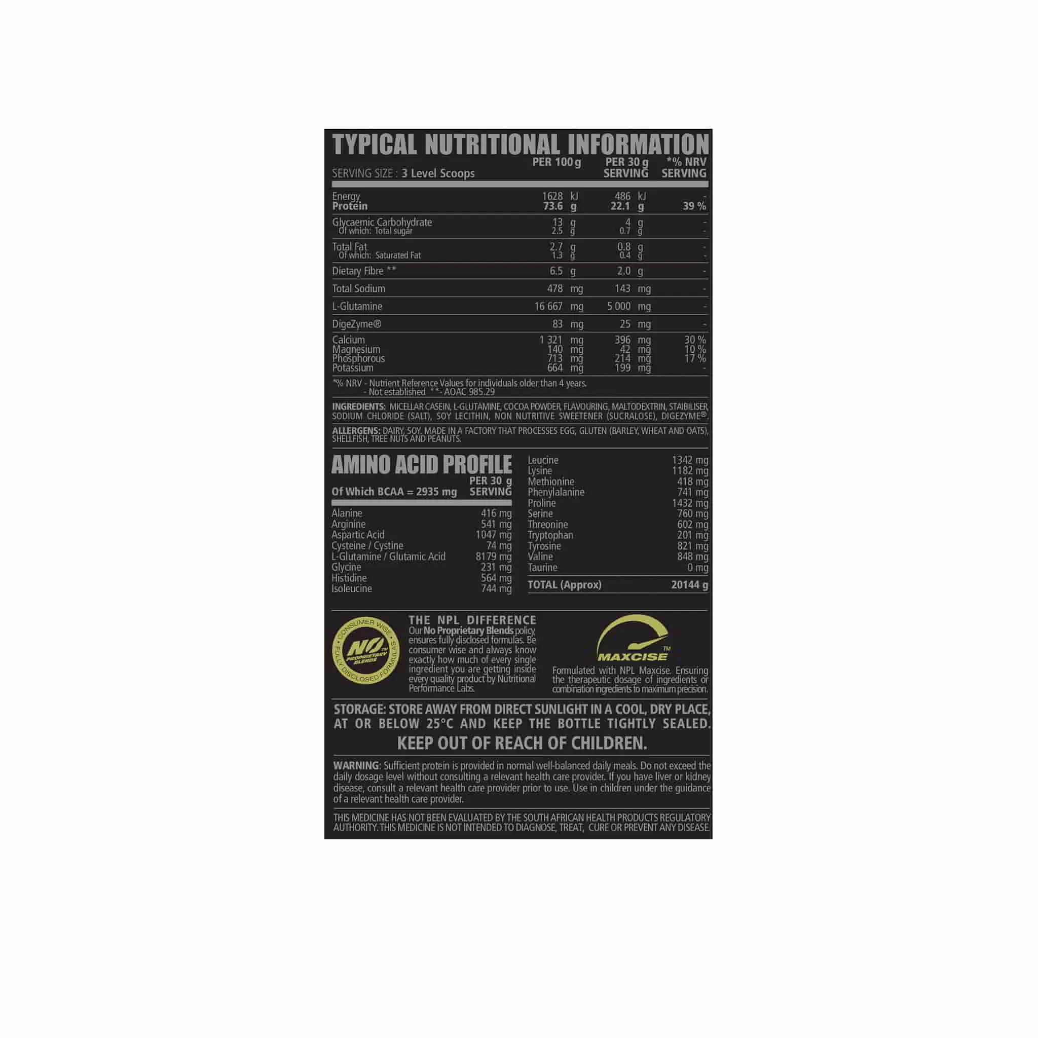 NPL Micellar Casein