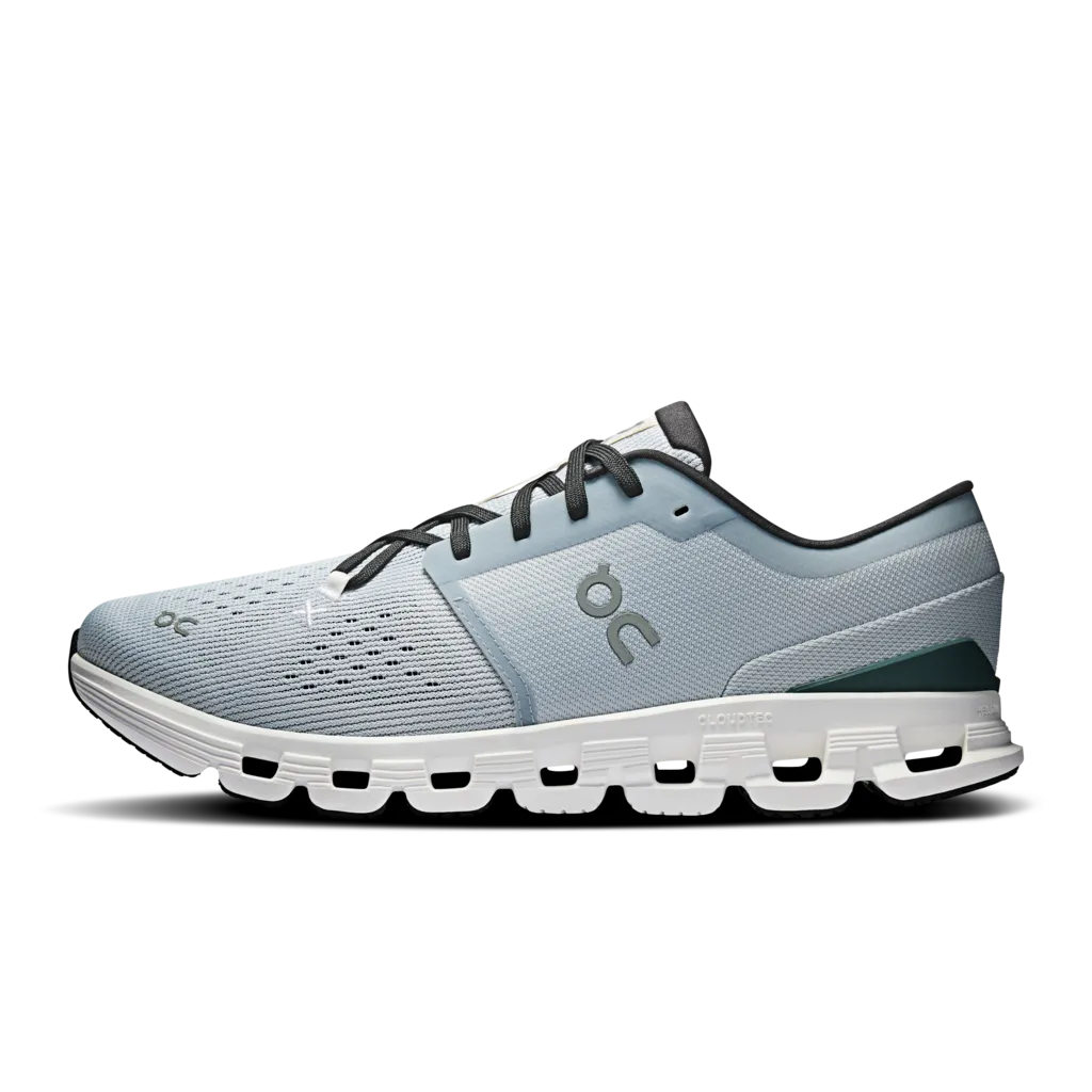 'On Running' Men's Cloud X 4 - Glacier / Stone