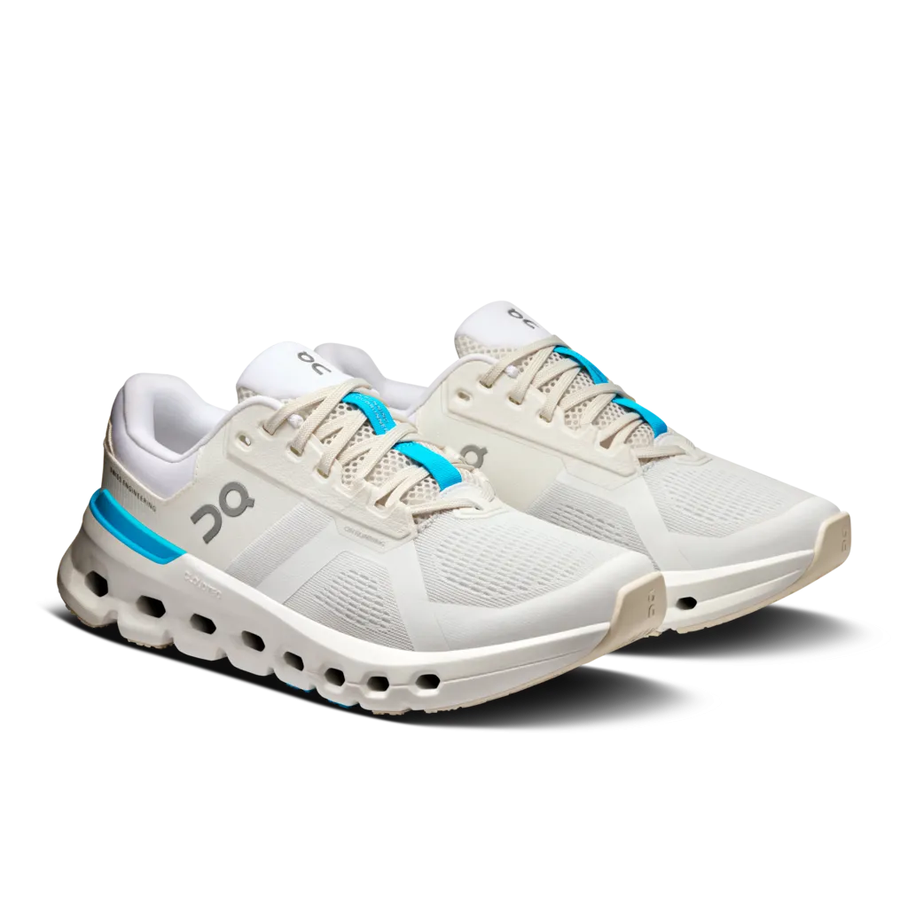 'On Running' Women's Cloudmonster 2 - White / Horizon