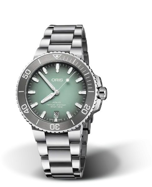 ORIS AQUIS DATE  	01 733 7732 4137-07 8 21 05PEB