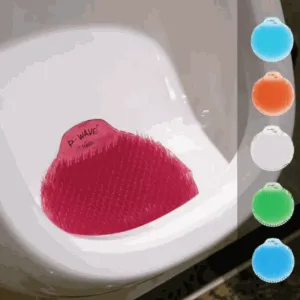 P-Wave Slant6 Urinal Screen Splash Mats (Pack of 10)