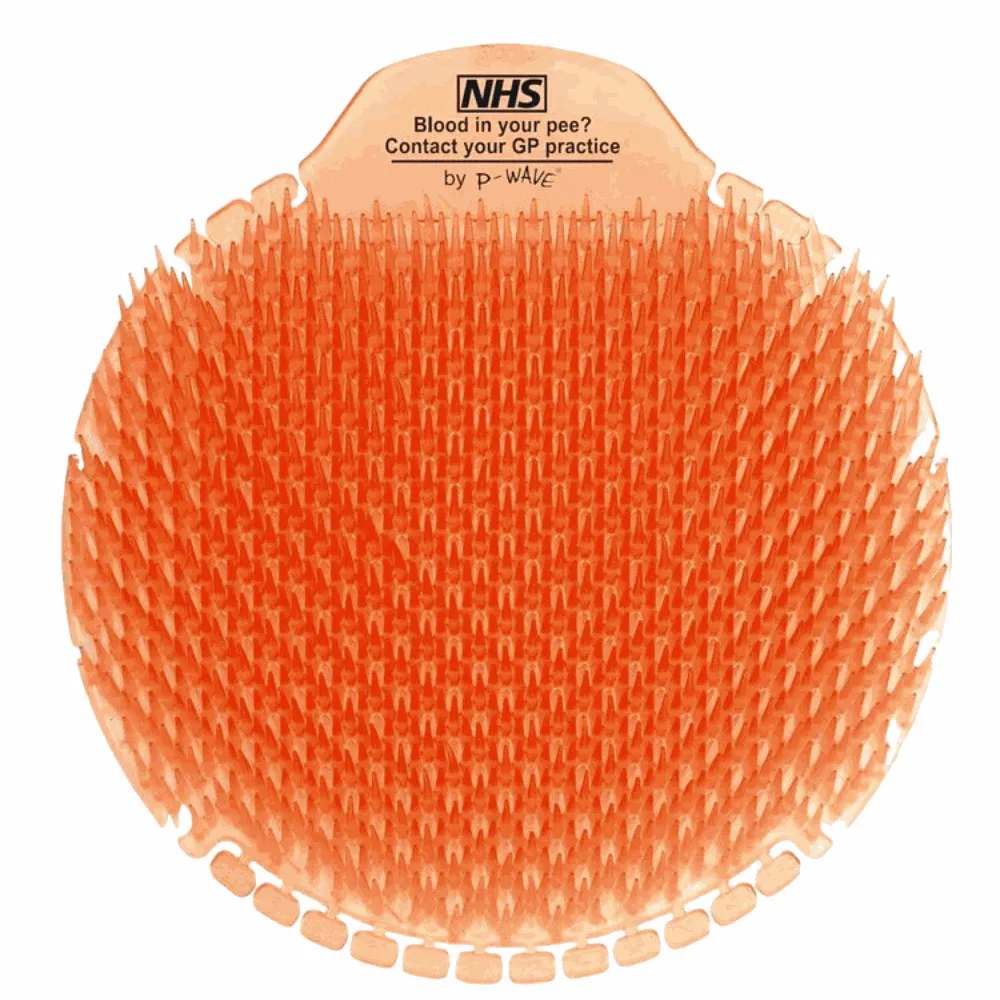 P-Wave Slant6 Urinal Screen Splash Mats (Pack of 10)