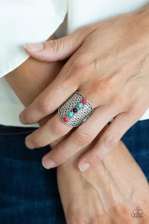 Paparazzi- A Line In The SANDSTONE Silver Ring