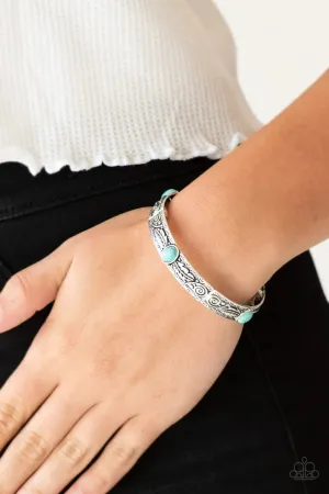 Paparazzi - Wild West Story- Blue Bracelet