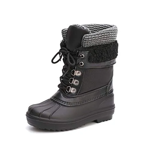 Peggy piggy Boy's Girl's Winter Boots Outdoor Waterproof Cold Weather Snow Boots Warm Shoes(Toddler/Little Kid)
