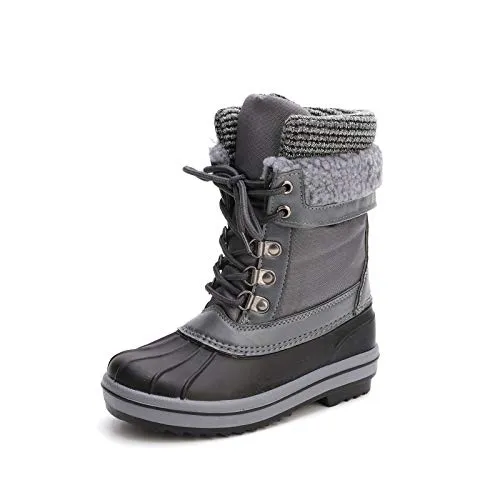 Peggy piggy Boy's Girl's Winter Boots Outdoor Waterproof Cold Weather Snow Boots Warm Shoes(Toddler/Little Kid)