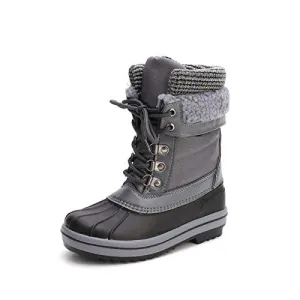 Peggy piggy Boy's Girl's Winter Boots Outdoor Waterproof Cold Weather Snow Boots Warm Shoes(Toddler/Little Kid)