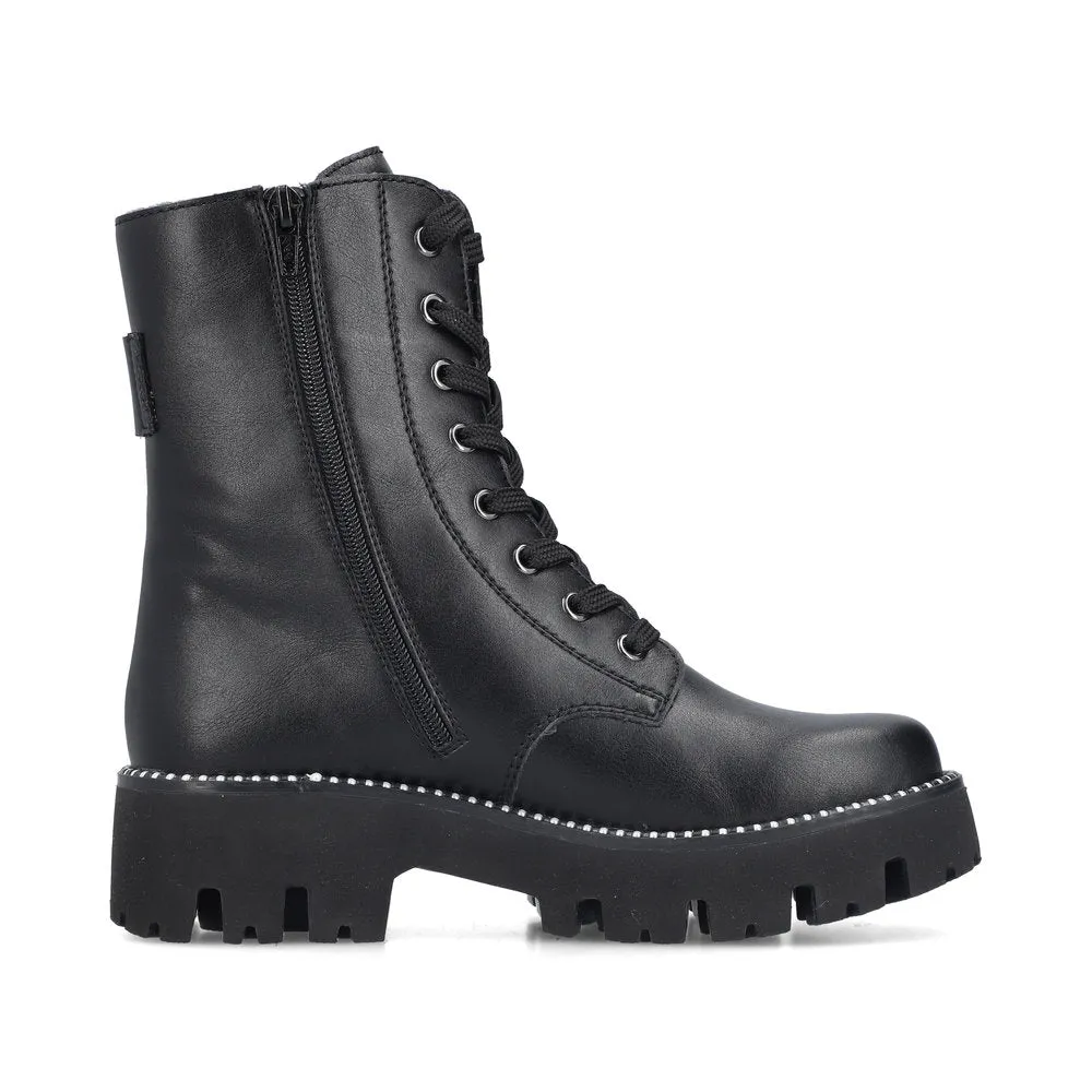 Rieker Ladies Lined Lace Boot