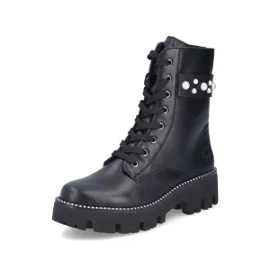 Rieker Ladies Lined Lace Boot