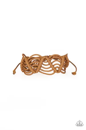 Rise To The Bait Lt. Brown Urban Bracelet