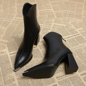 Rowy™ | Chrome-Tipped Boots
