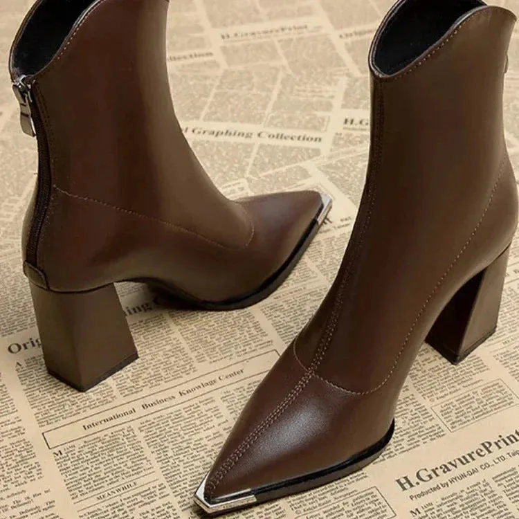 Rowy™ | Chrome-Tipped Boots