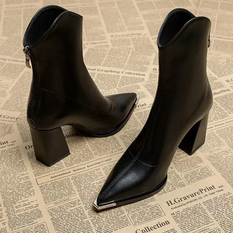 Rowy™ | Chrome-Tipped Boots
