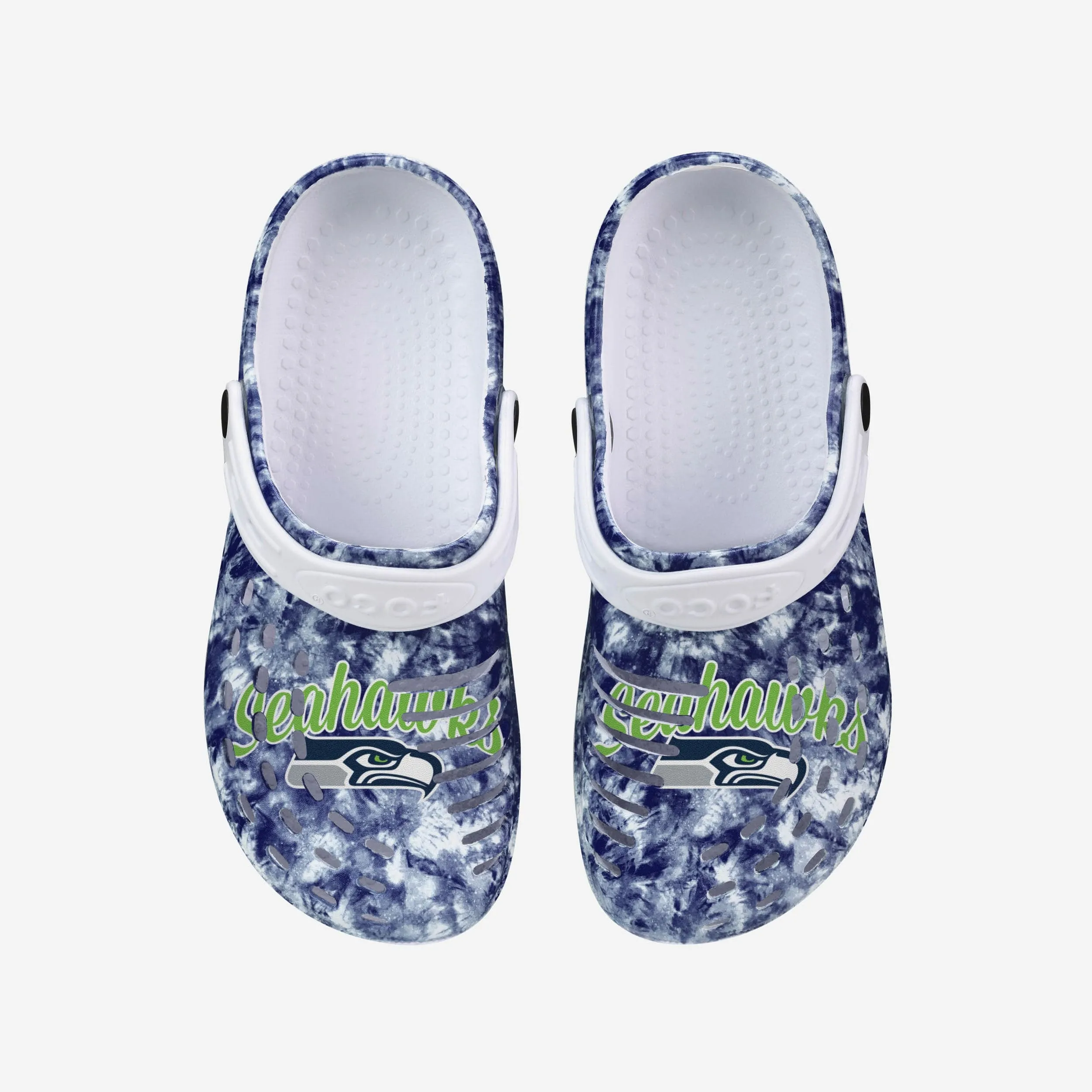 Seattle Seahawks Womens Cloudie Clog With Strap