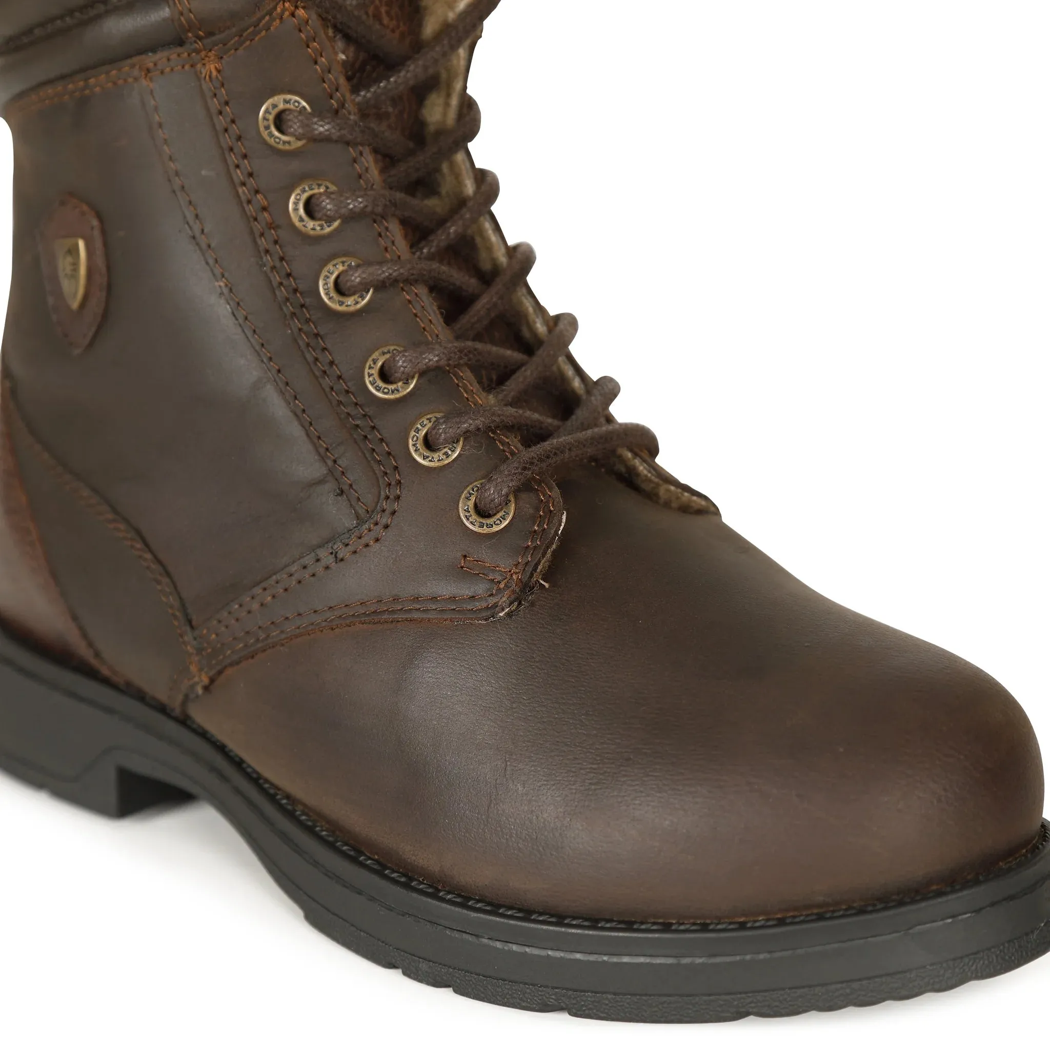 Shires Dark Brown Moretta Ottavia Country Boots - Child