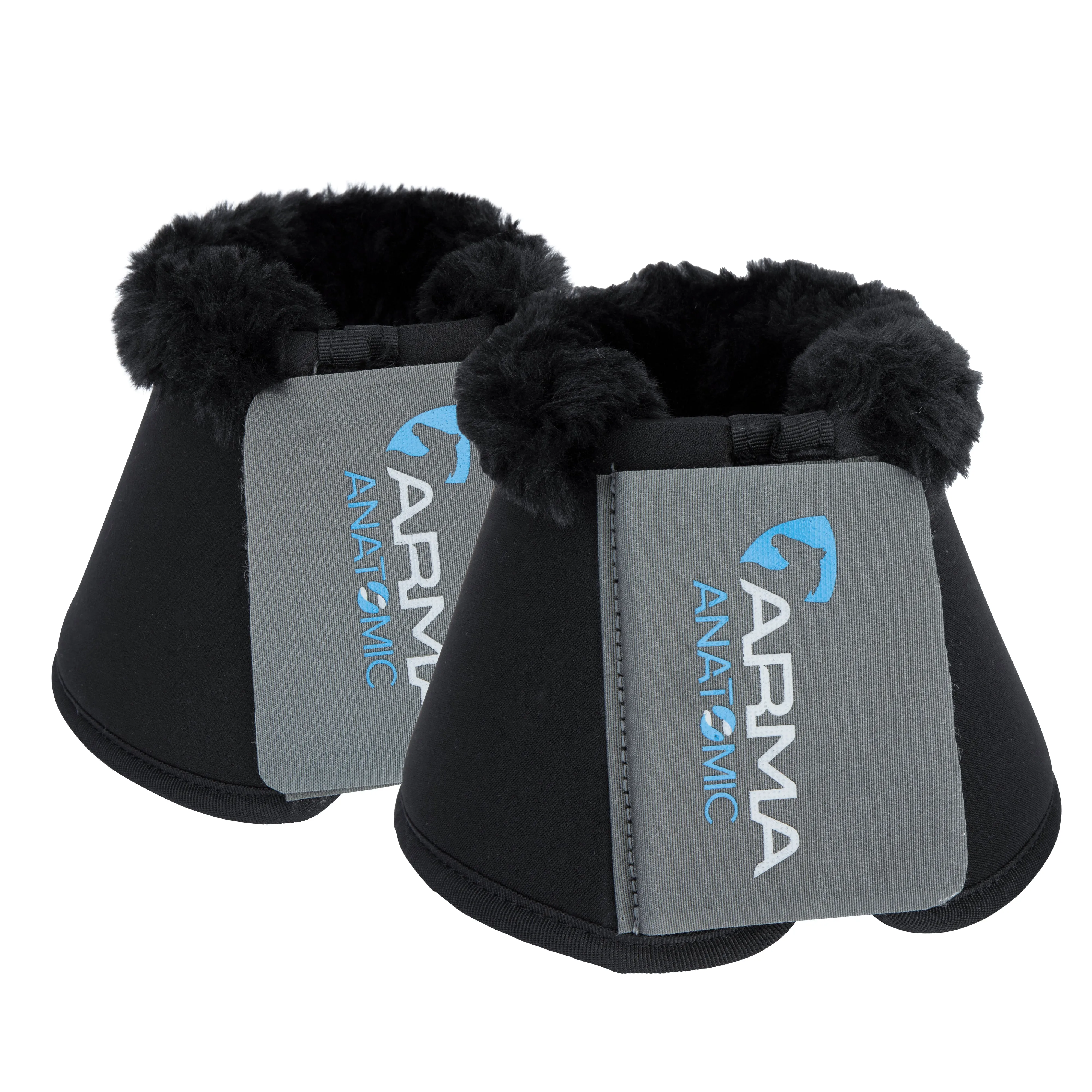 Shires Grey ARMA SupaFleece Neoprene Over Reach Boots