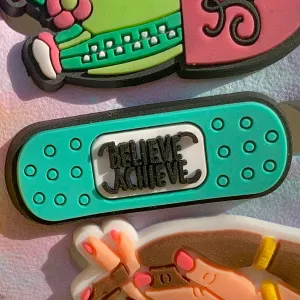 SHOE CHARMS - BELIEVE ACHIEVE
