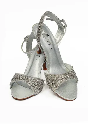 Silver Color Formal Sandals-RS31