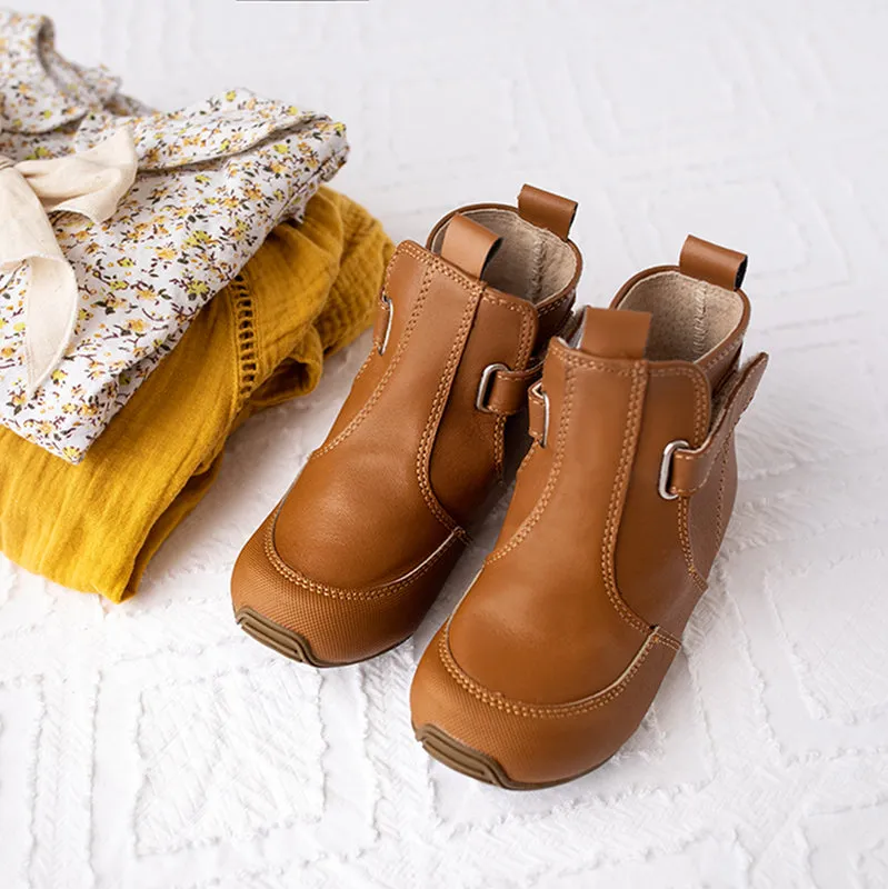Skeanie Toddler Cambridge Boots - Tan LAST PAIR Sz 26