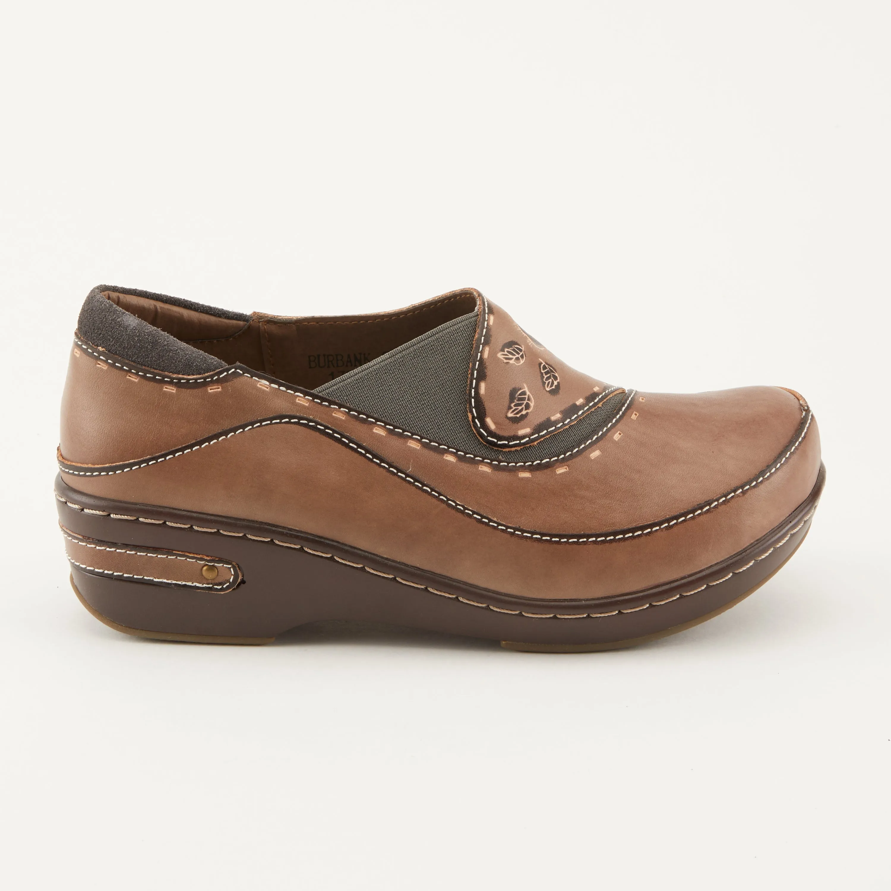 Spring Step Shoes  L'Artiste Burbank Women's Hand Painted Leather Clogs
