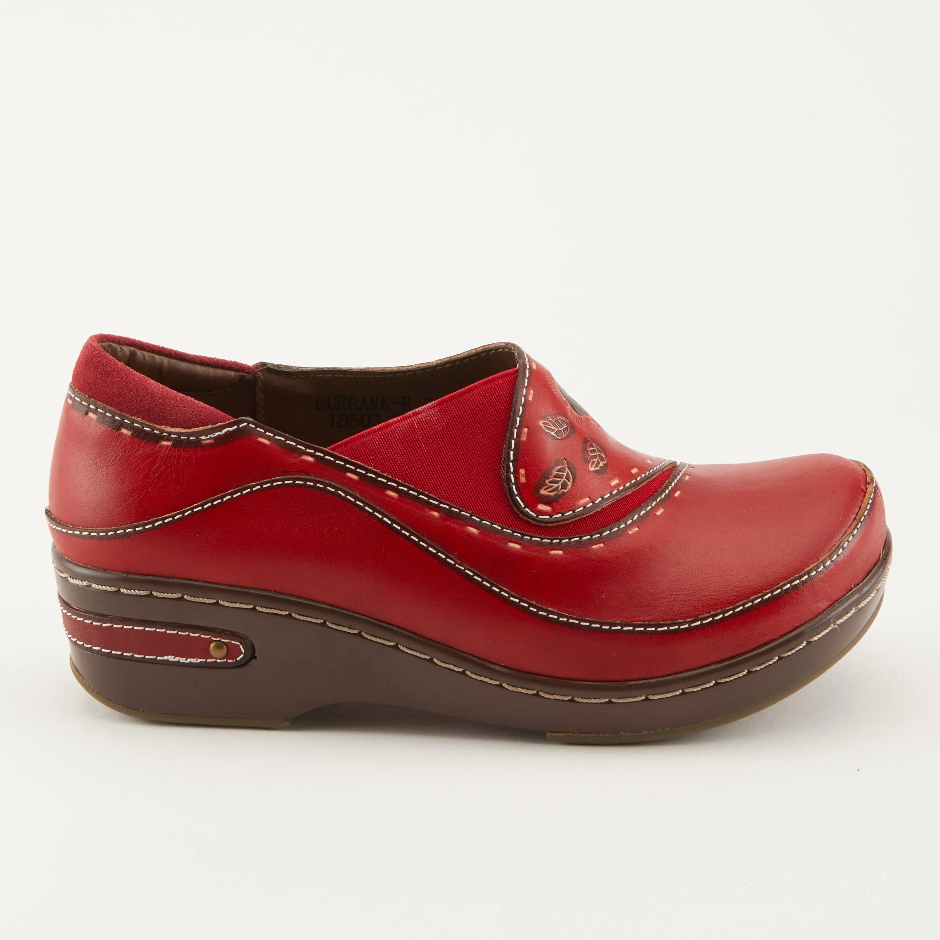 Spring Step Shoes  L'Artiste Burbank Women's Hand Painted Leather Clogs