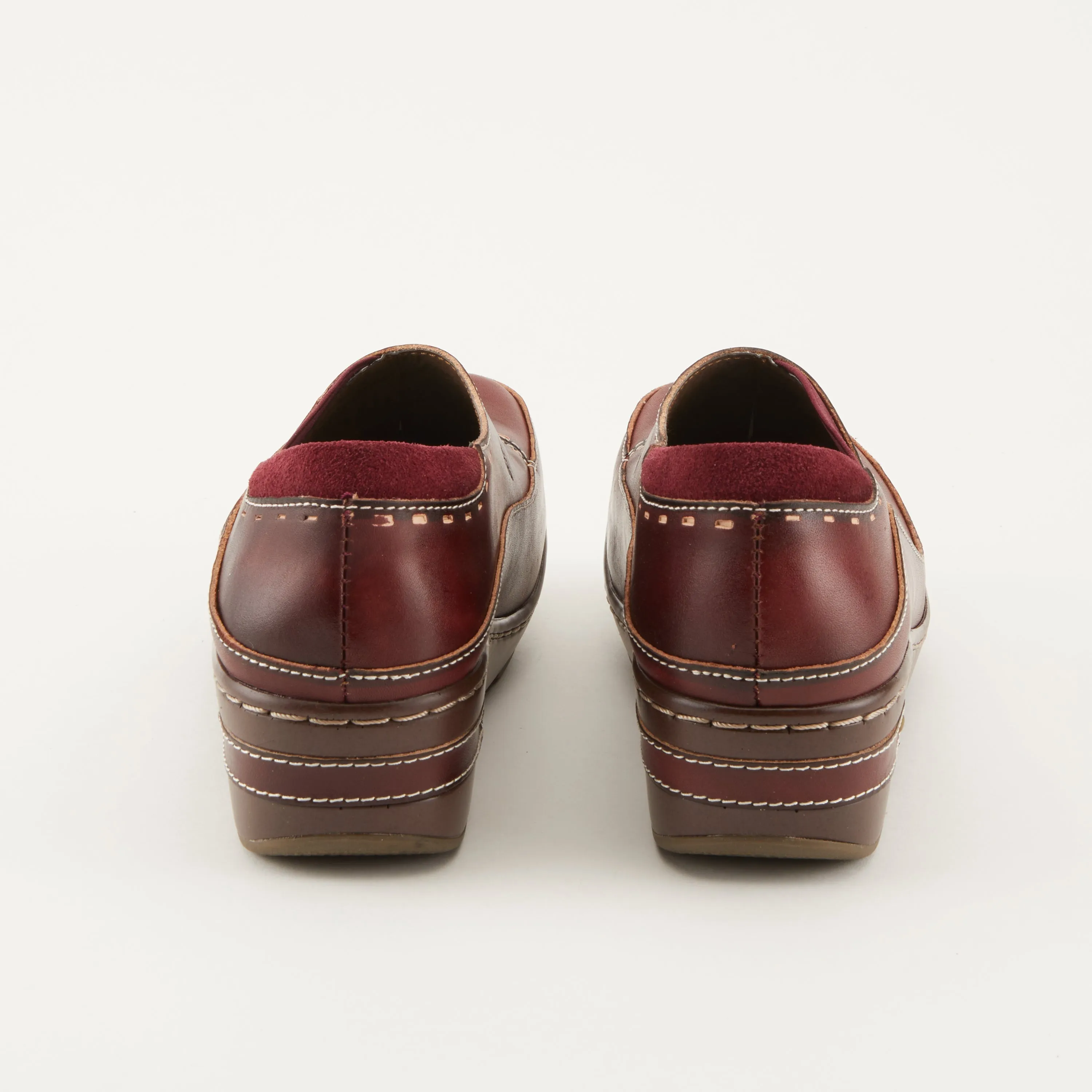 Spring Step Shoes  L'Artiste Burbank Women's Hand Painted Leather Clogs