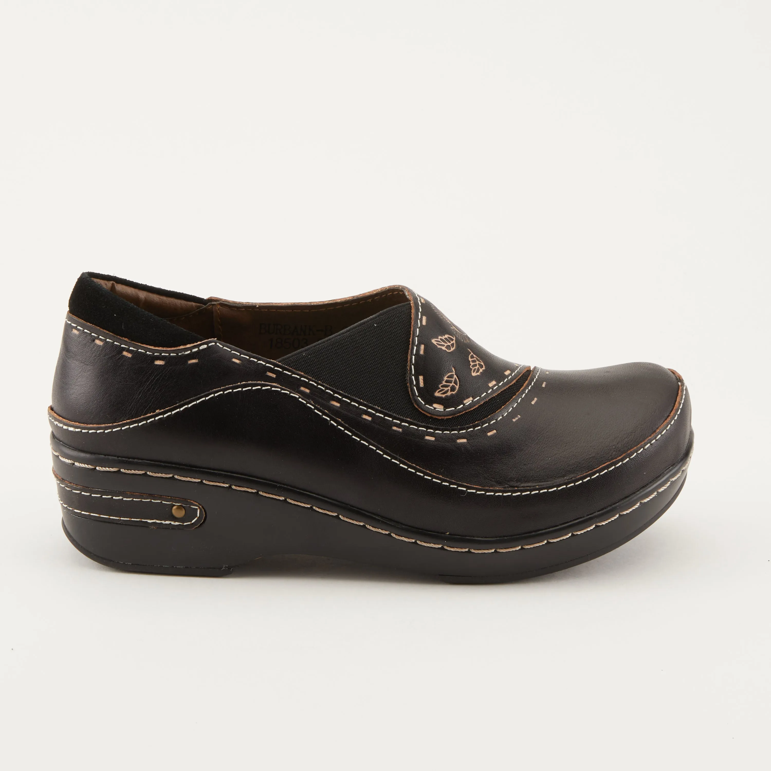 Spring Step Shoes  L'Artiste Burbank Women's Hand Painted Leather Clogs
