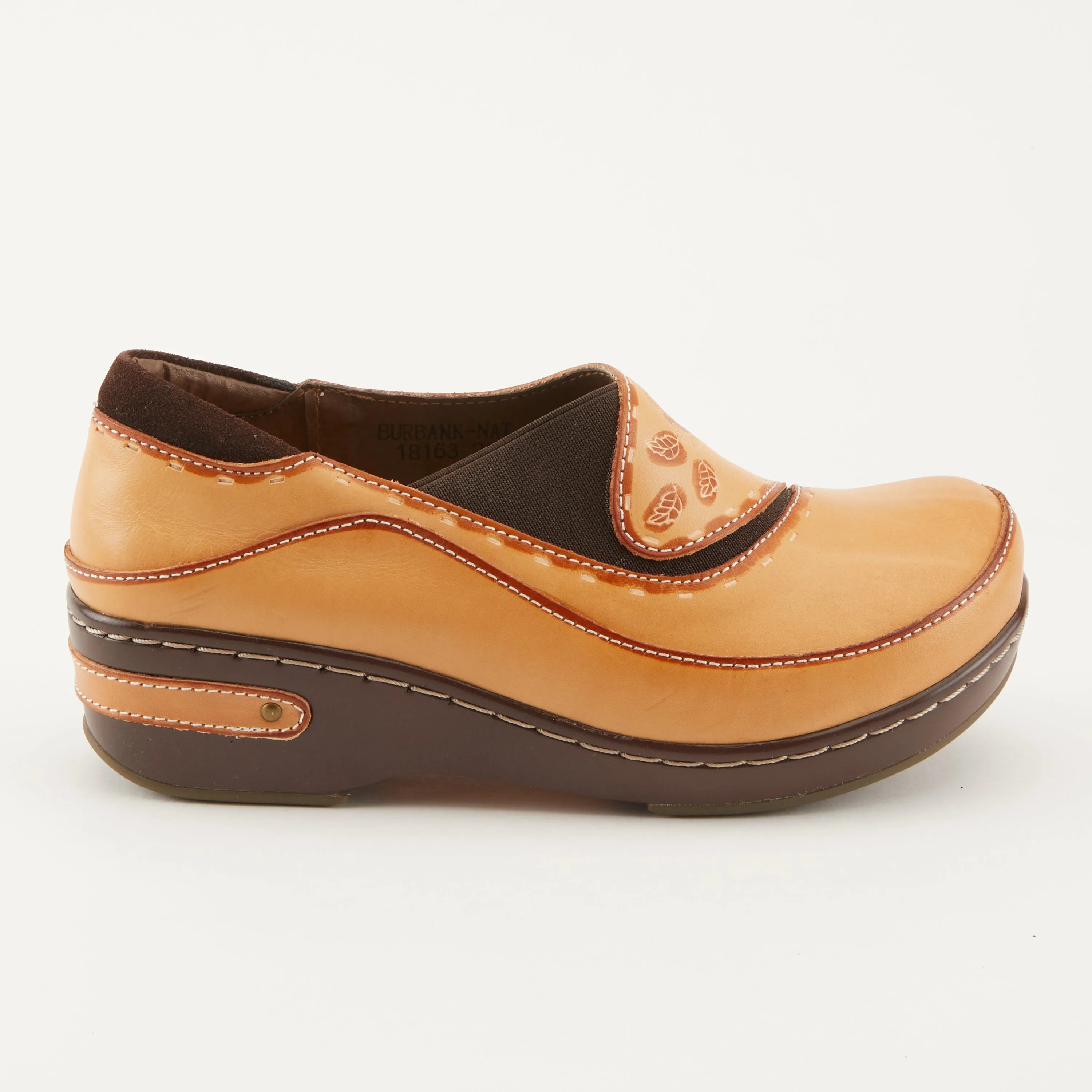 Spring Step Shoes  L'Artiste Burbank Women's Hand Painted Leather Clogs