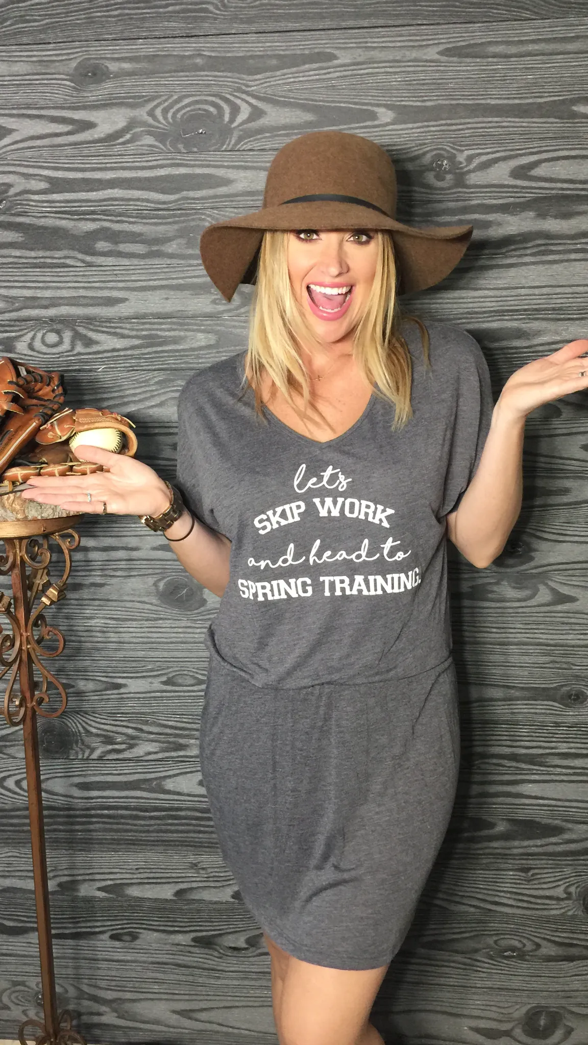 SPRING TRAINING - Grey Sleeves
