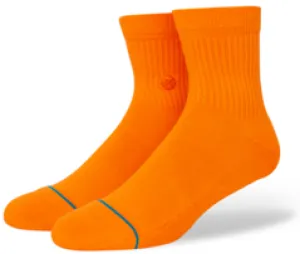 Stance Socks Unisex Icon Quarter Orange