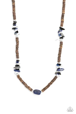 Stony Survivor - Blue Necklace