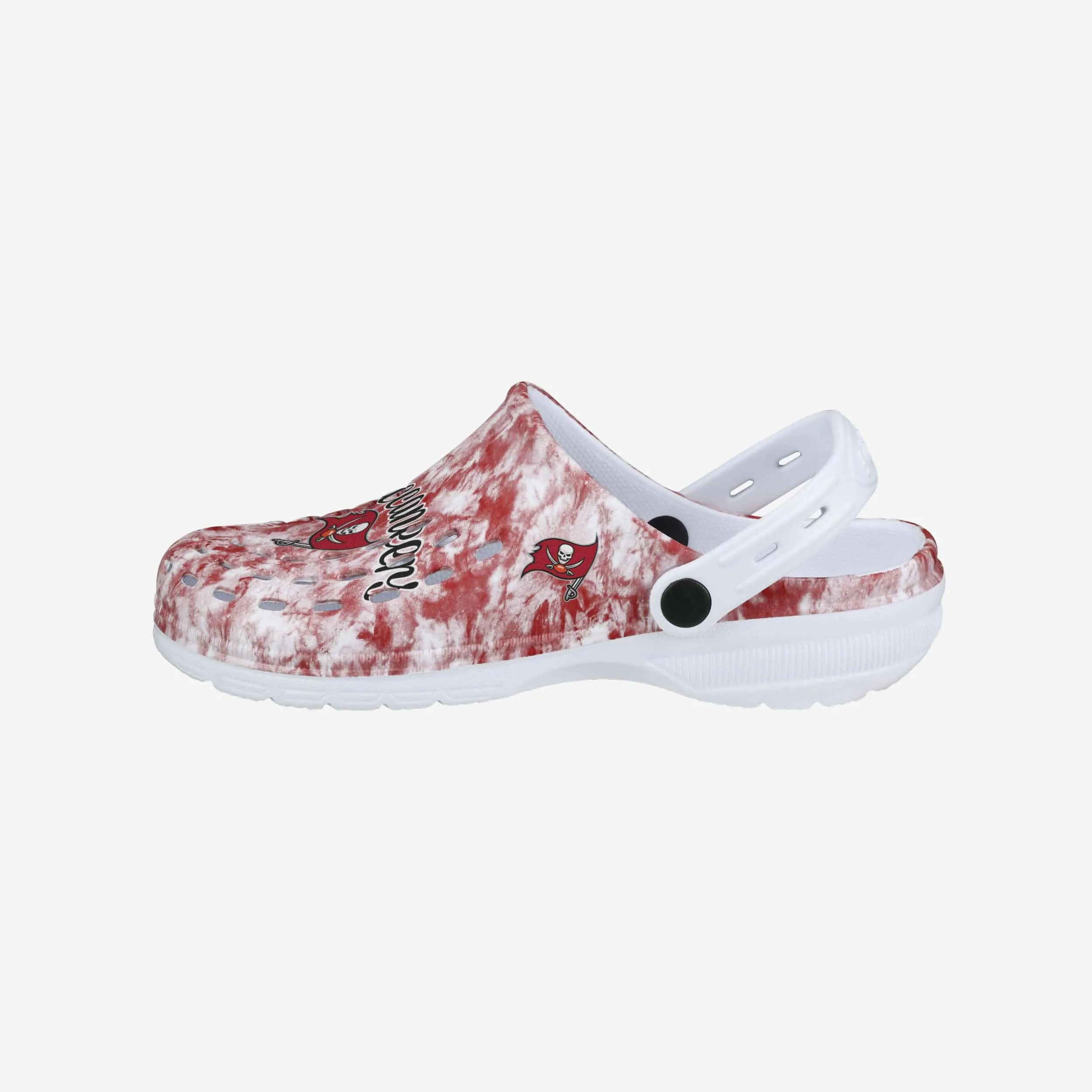 Tampa Bay Buccaneers Womens Cloudie Clog With Strap