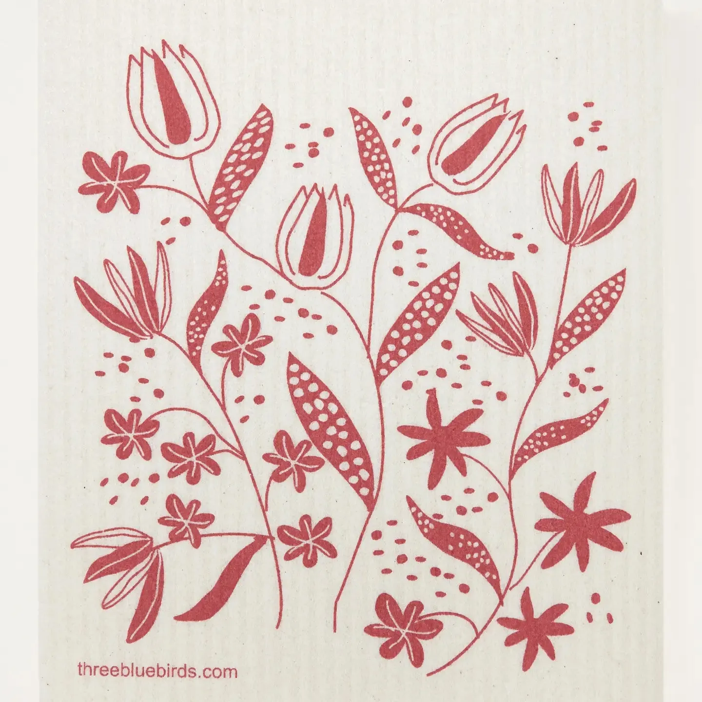 Three Birds, Swedish Dish Towel | Choose Your Design