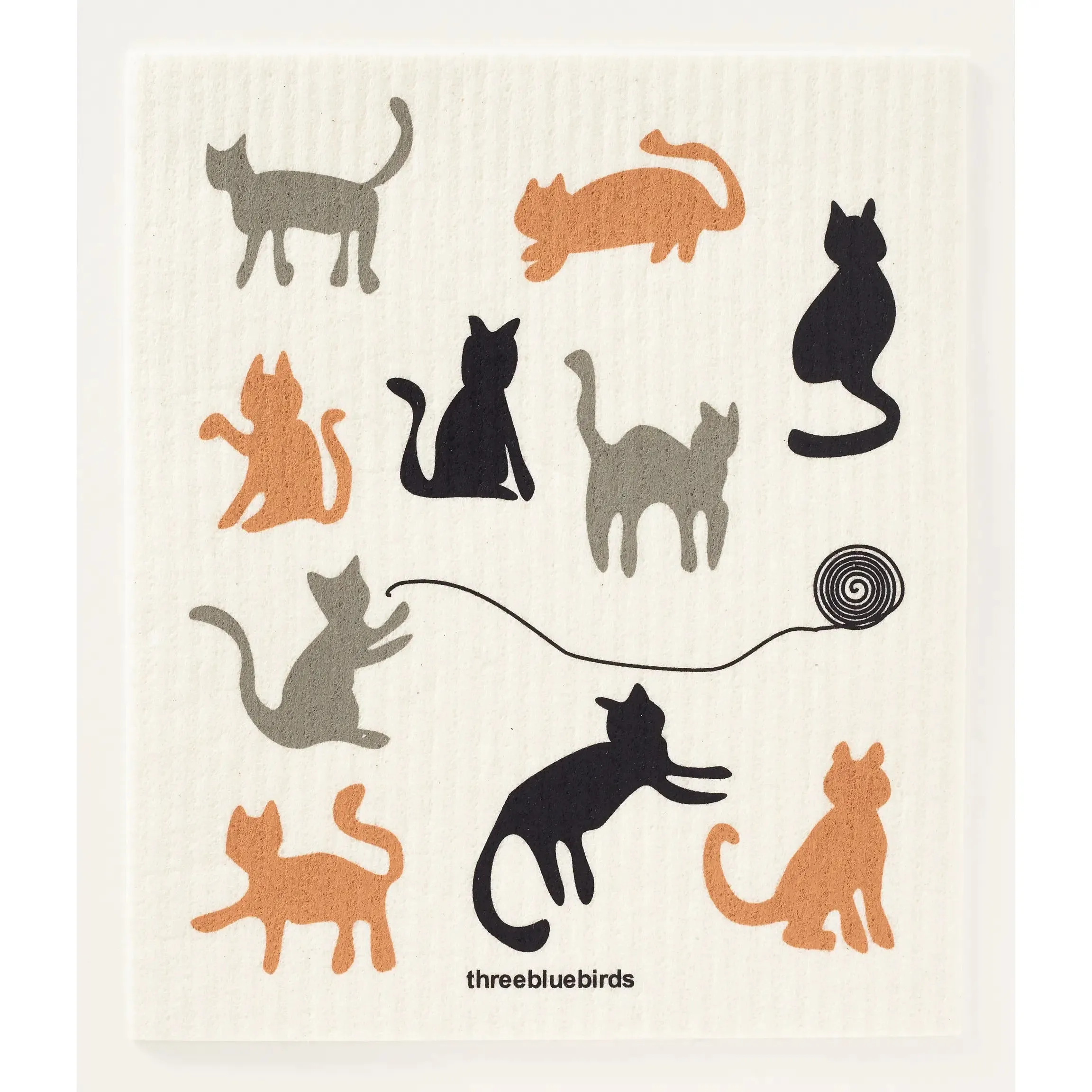 Three Birds, Swedish Dish Towel | Choose Your Design