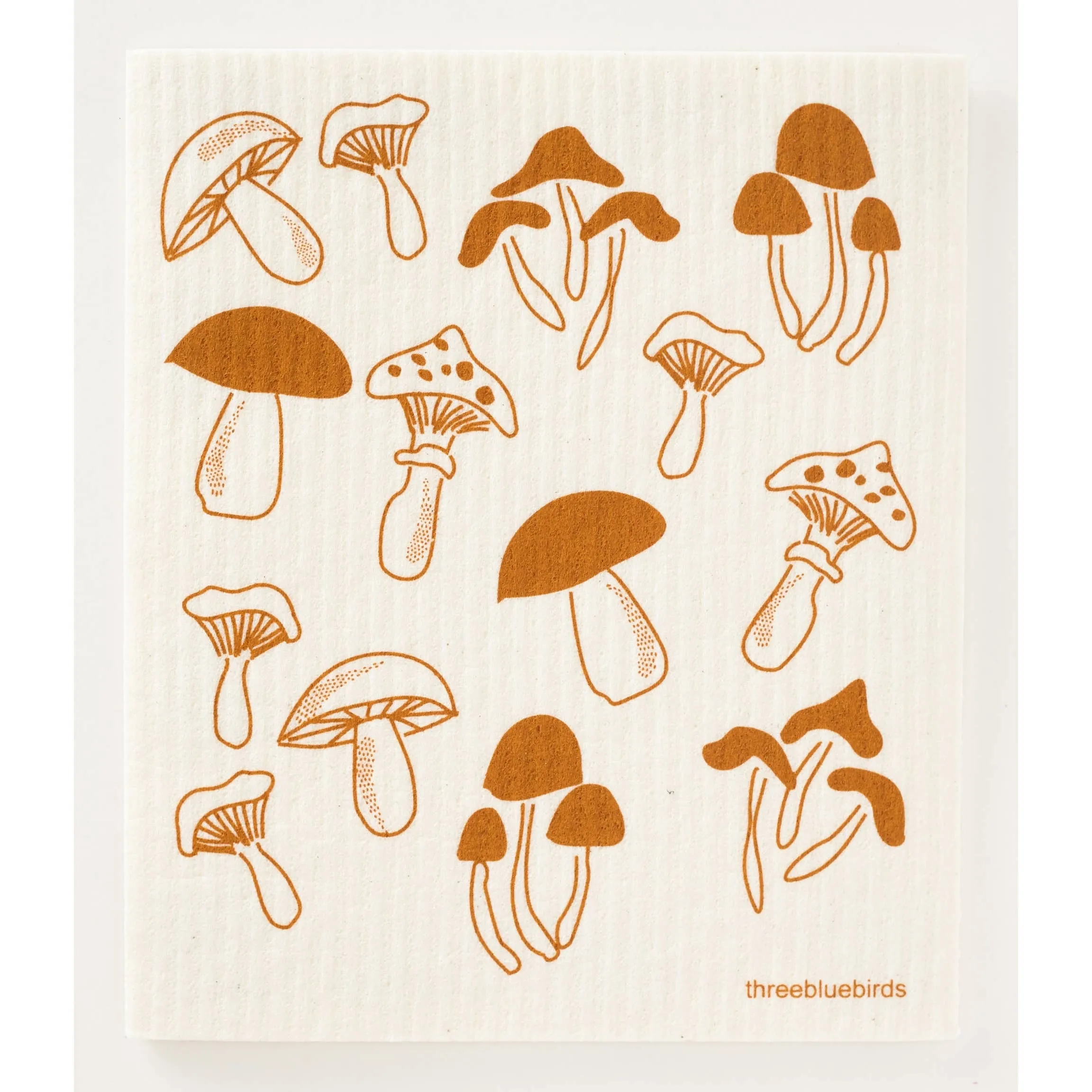 Three Birds, Swedish Dish Towel | Choose Your Design