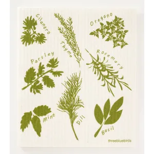 Three Birds, Swedish Dish Towel | Choose Your Design