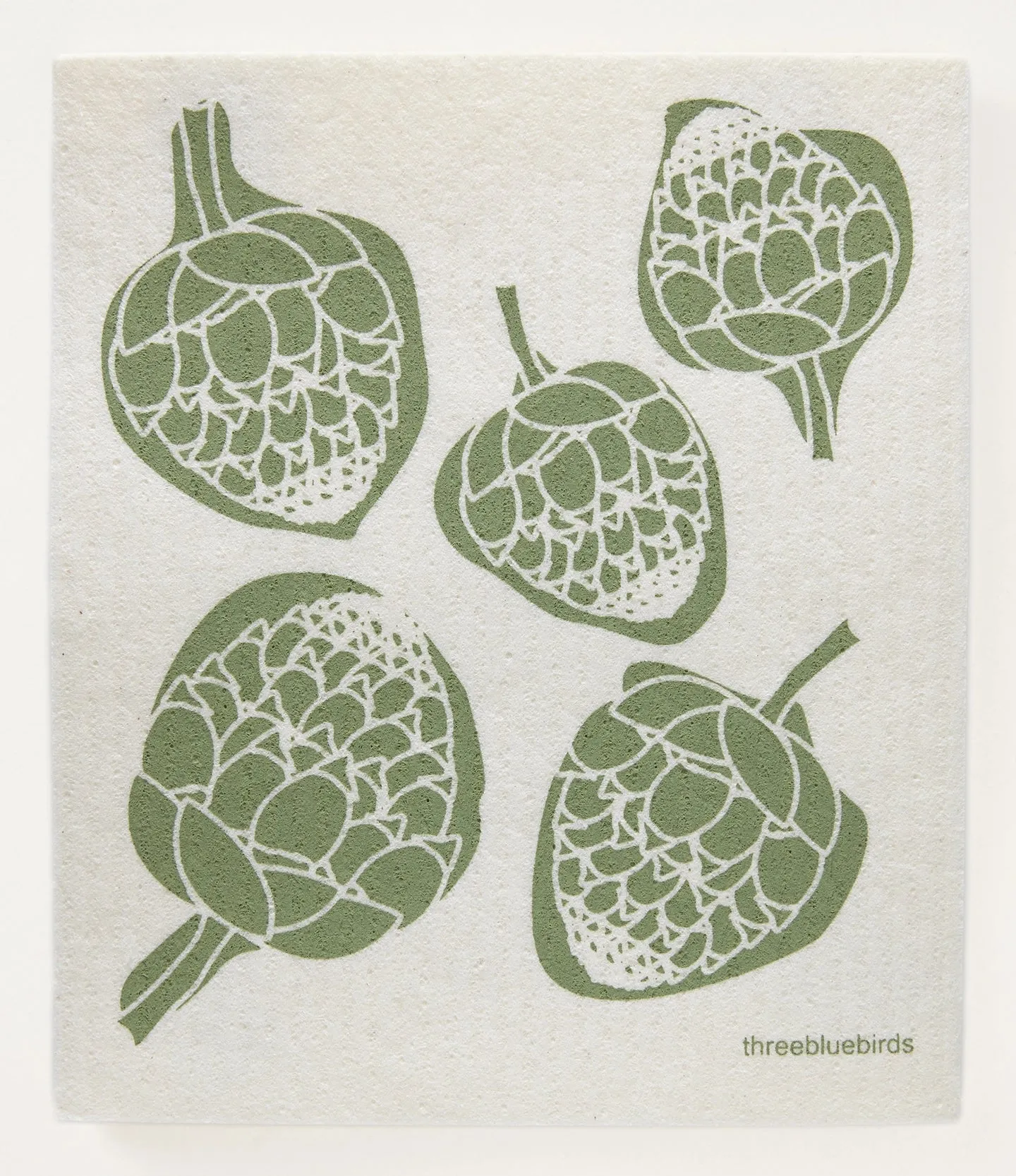 Three Birds, Swedish Dish Towel | Choose Your Design