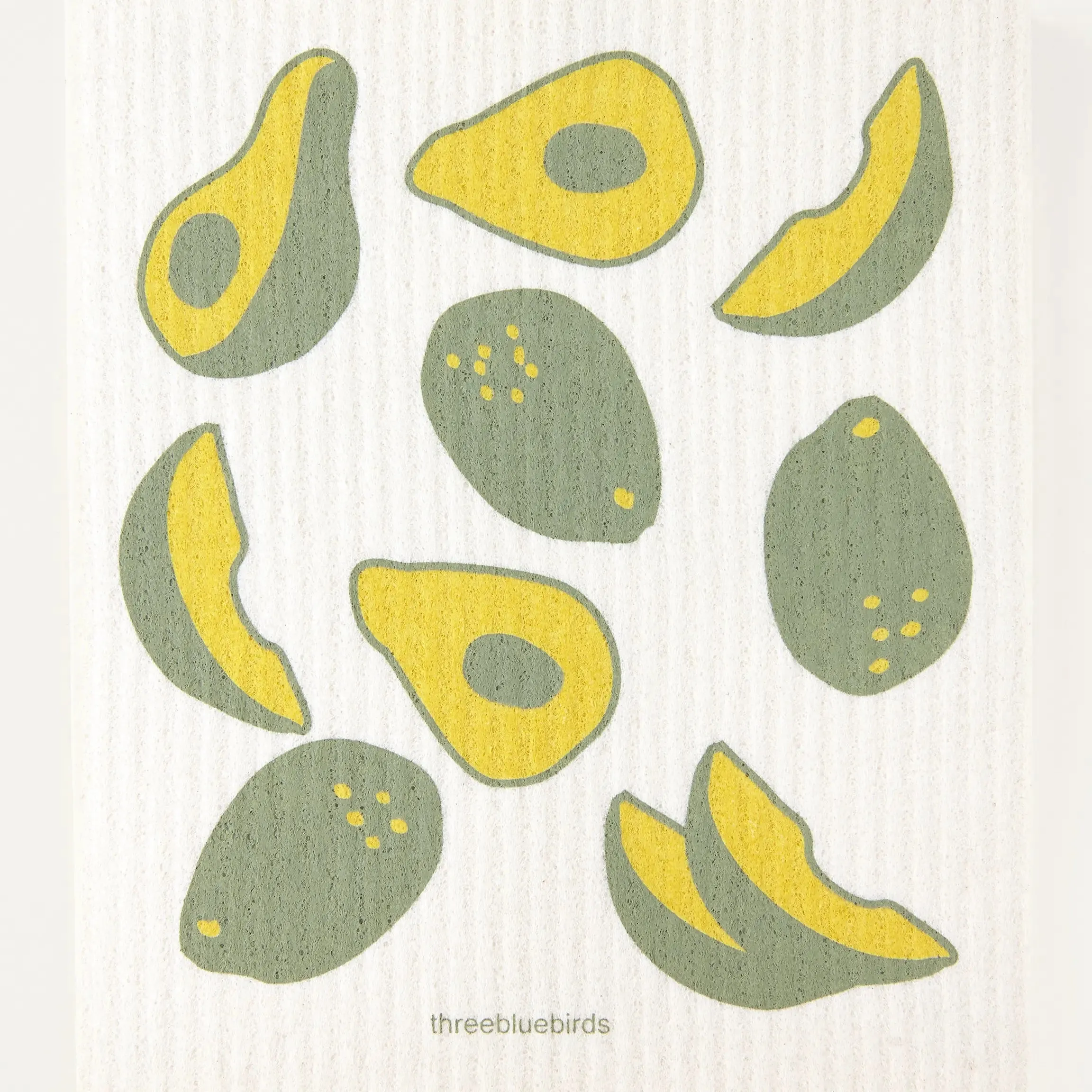 Three Birds, Swedish Dish Towel | Choose Your Design