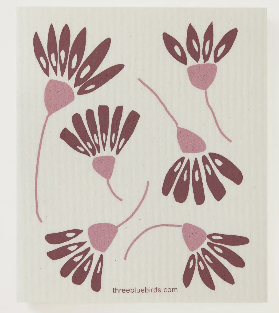 Three Birds, Swedish Dish Towel | Choose Your Design