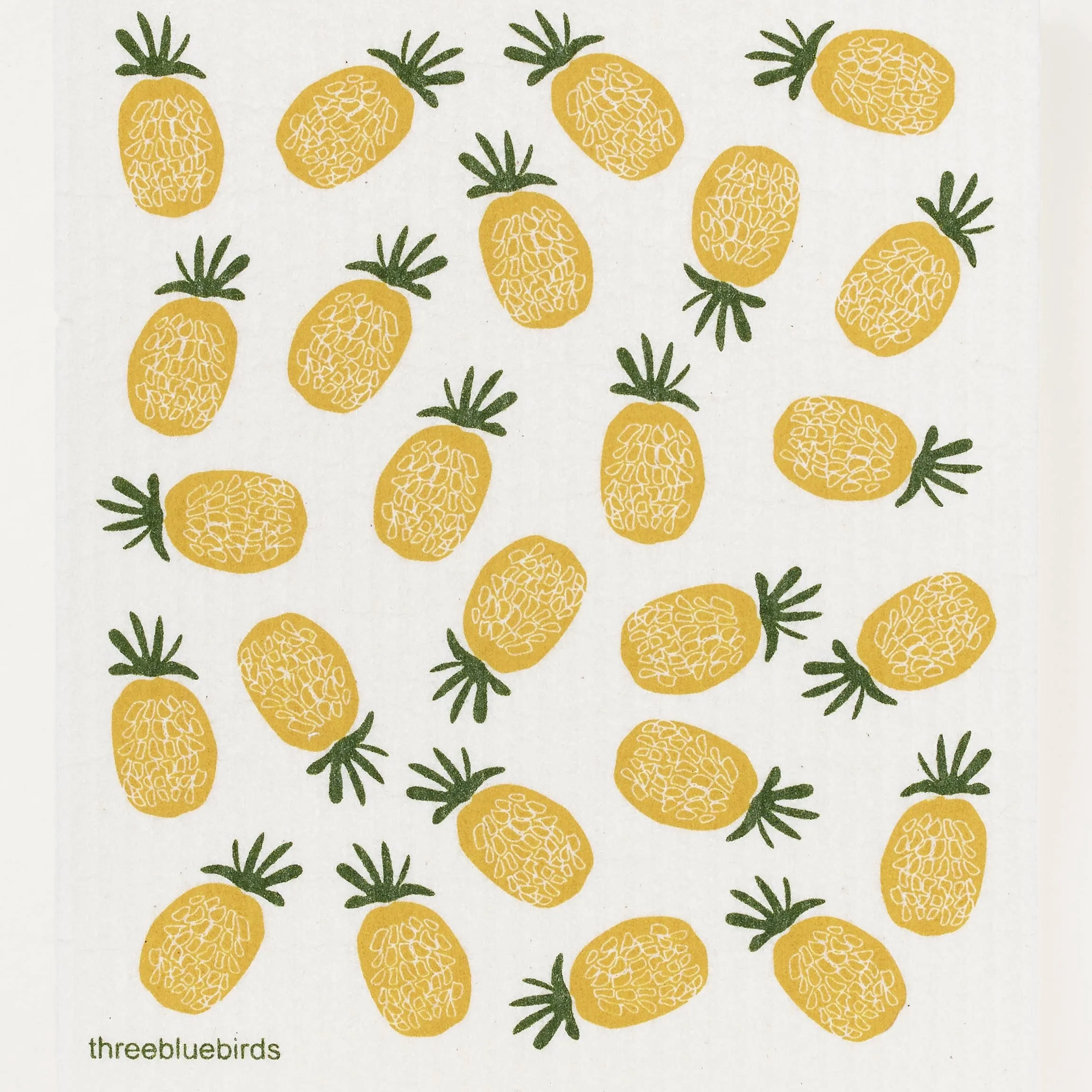 Three Birds, Swedish Dish Towel | Choose Your Design