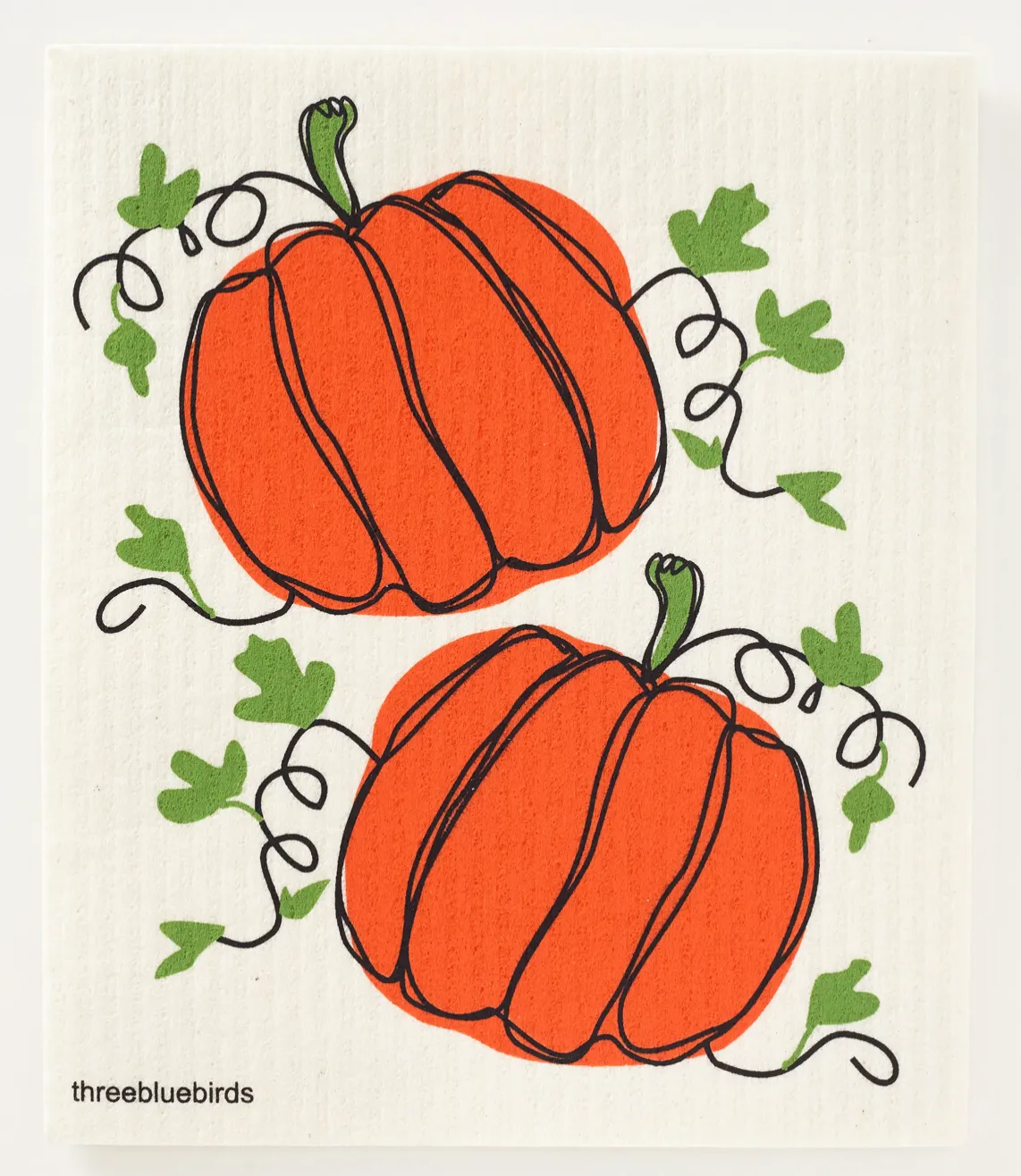 Three Birds, Swedish Dish Towel | Choose Your Design