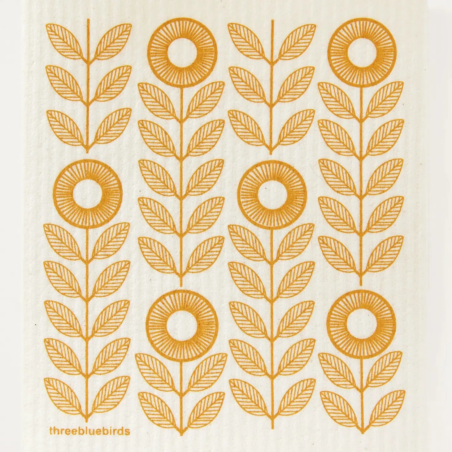 Three Birds, Swedish Dish Towel | Choose Your Design