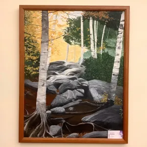“Trail to Pitchoff", Oil on Canvas