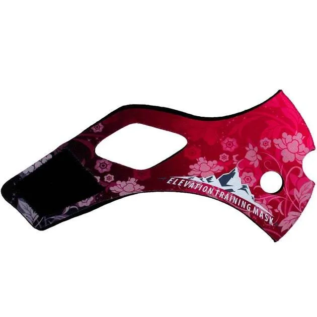 Training Mask 2.0 Dark Pink Floral Sleeve
