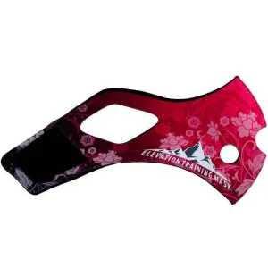 Training Mask 2.0 Dark Pink Floral Sleeve